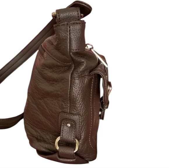 Stone & Co. Leather Shoulder Bag w/Front Pouches - Picture 4 of 10